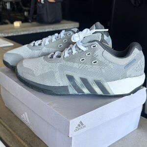 Adidas Men's Light Gray Athletic Shoes